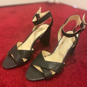 NEVER WORN Jessica Simpson block heels!